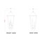 Z-Lite Gannon 3 Light Outdoor Post Mount Fixture, 12in. W x 31.5in. H, Black 5008PHXLR-BK - alternate 5